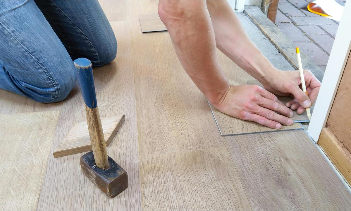 Hardwood flooring install